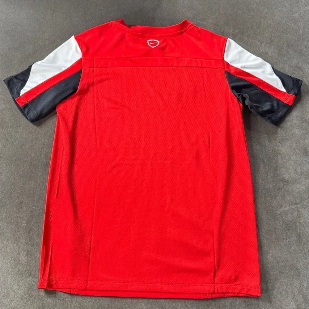 Nike Boys Youth Squad 14 Workout Top Short Sleeve Dri-Fit Crew Neck Size L NWOT